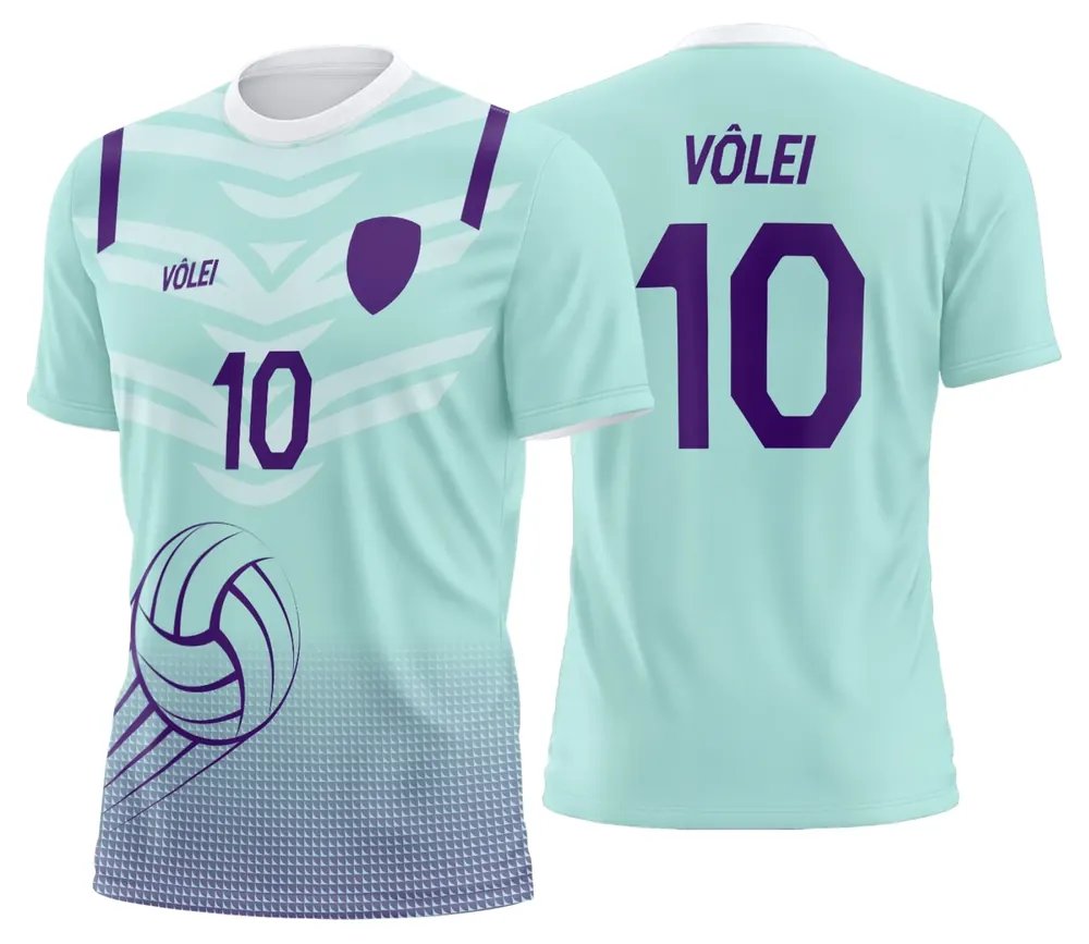 Arte Uniforme de Vôlei Personalizado Profissional Modelo 74