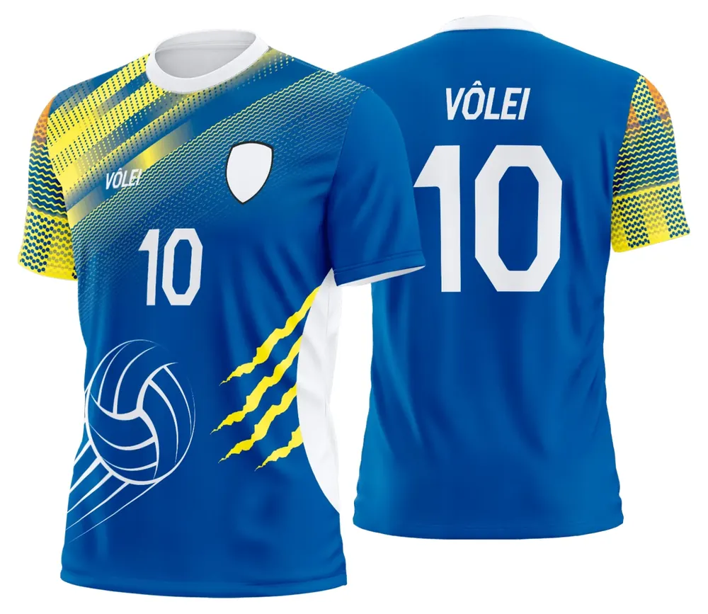 Arte Uniforme de Vôlei Personalizado Profissional Modelo 88