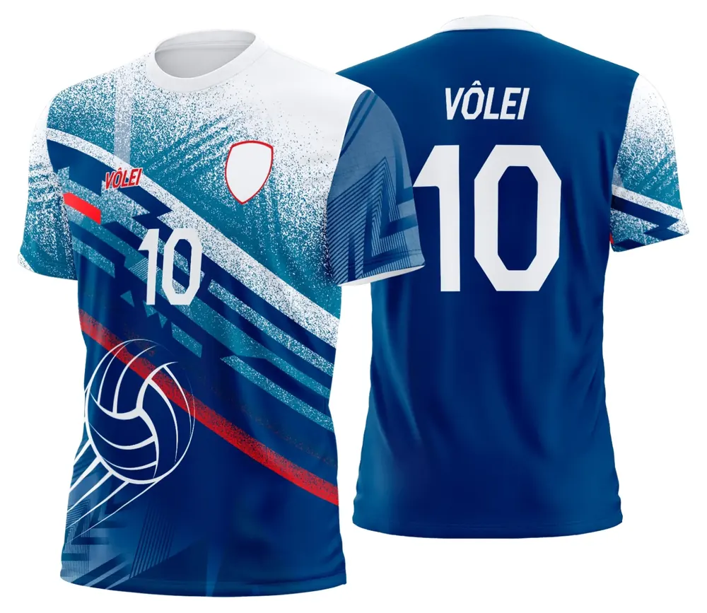 Arte Uniforme de Vôlei Personalizado Profissional Modelo 63