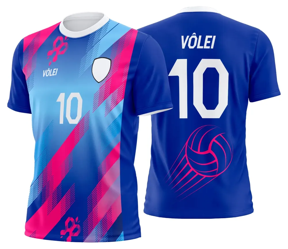 Arte Uniforme de Vôlei Personalizado Profissional Modelo 15