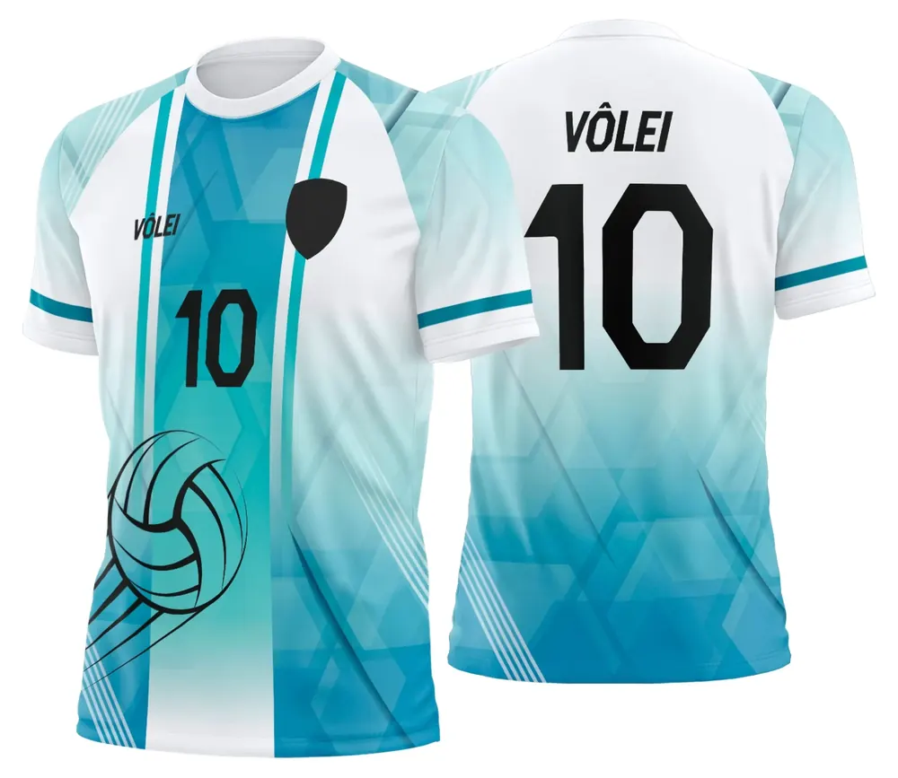 Arte Uniforme de Vôlei Personalizado Profissional Modelo 96