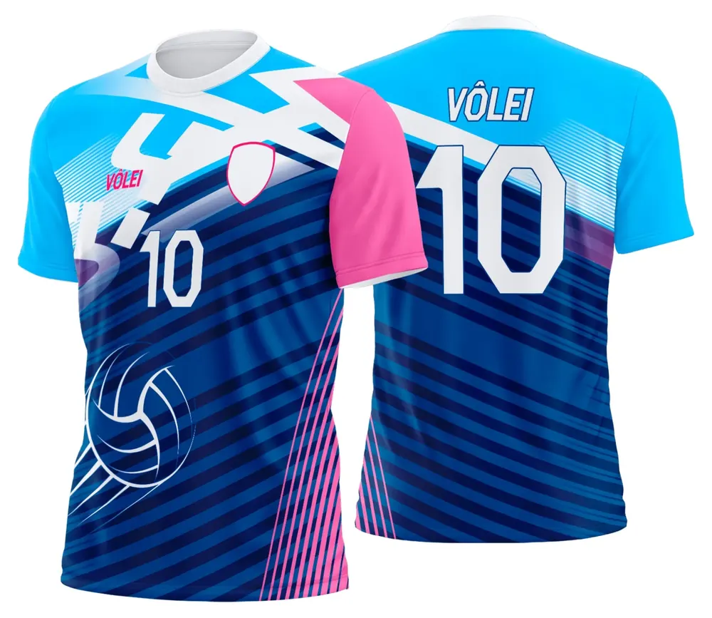 Arte Uniforme de Vôlei Personalizado Profissional Modelo 110