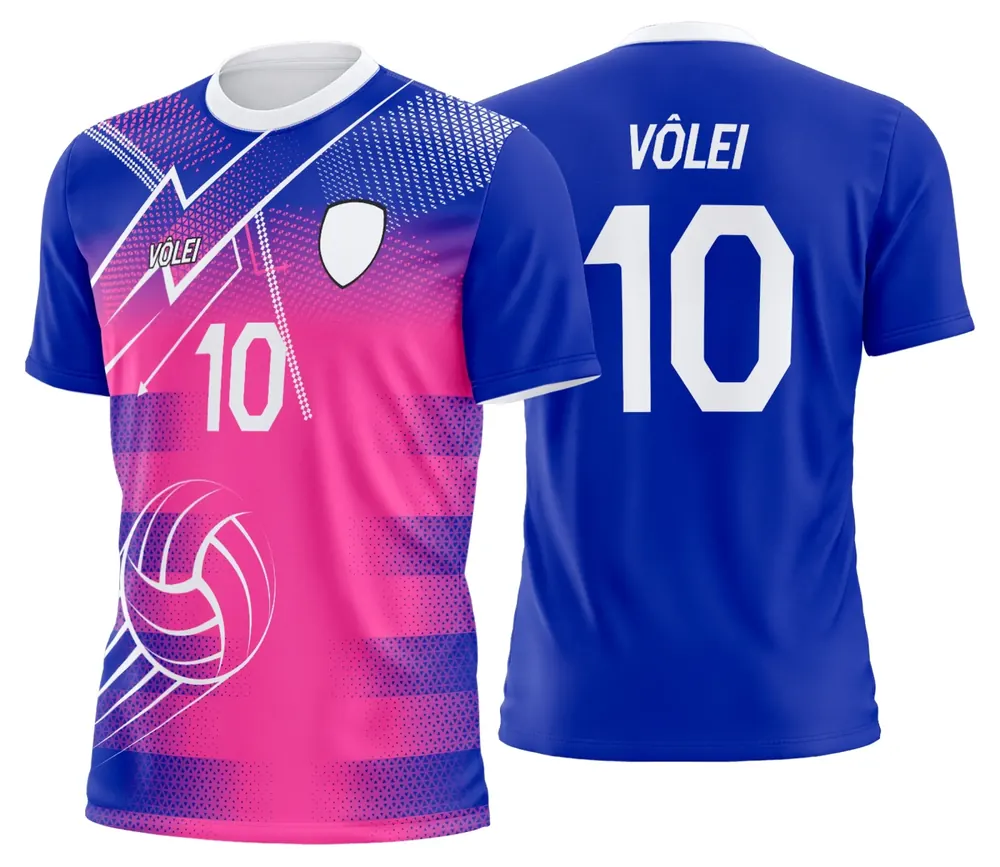 Arte Uniforme de Vôlei Personalizado Profissional Modelo 62