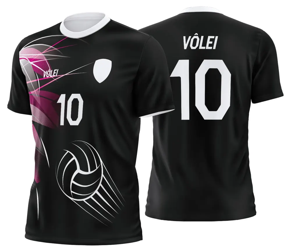 Camisa Uniforme de Vôlei Personalizado Profissional Modelo 66