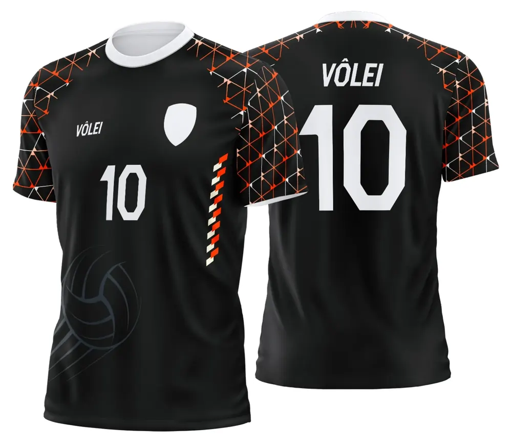 Arte Uniforme de Vôlei Personalizado Profissional Modelo 118