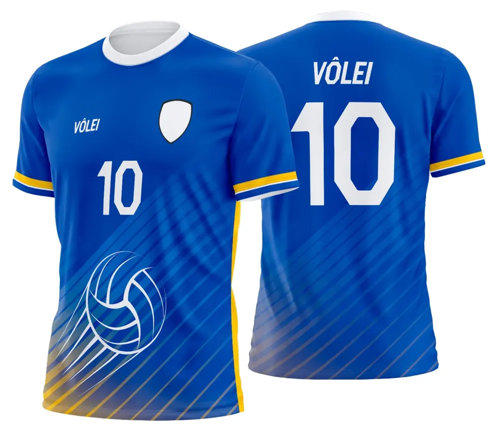 Camisa Uniforme de Vôlei Personalizado Profissional Modelo 06