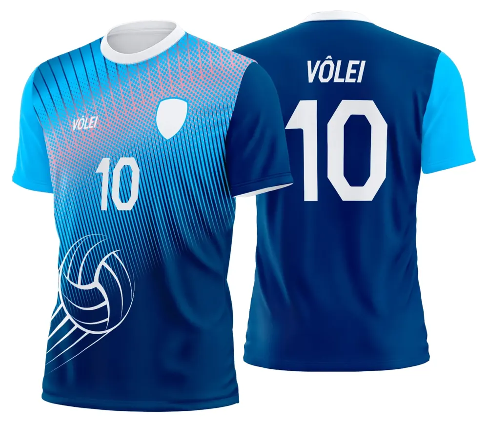 Arte Uniforme de Vôlei Personalizado Profissional Modelo 68