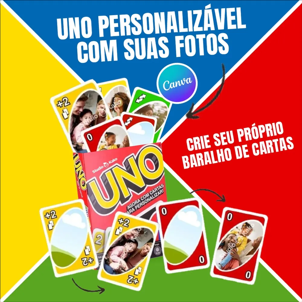 Camisa UNO Personalizado no Canva Adicione Suas Fotos e Frases Favoritas! Crie e Personalize Agora Mesmo!