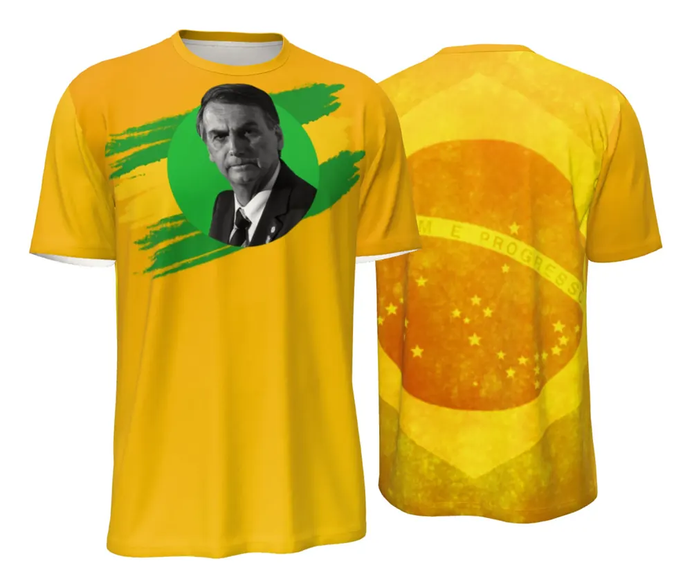 Camisa Bolsonaro Círculo Amarelo