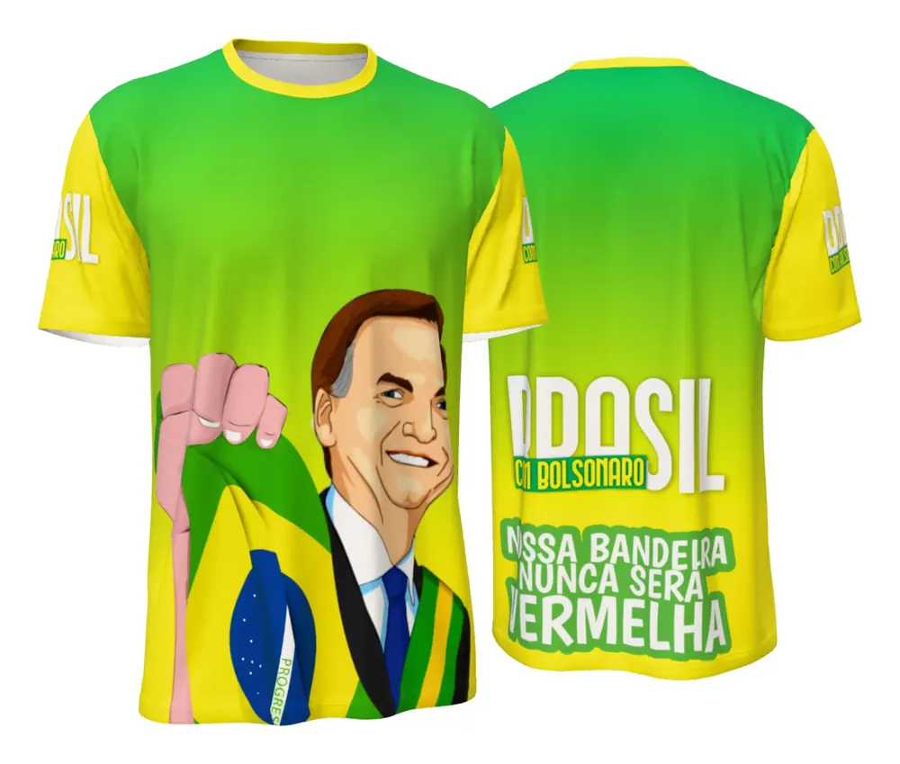 Camiseta Bolsonaro Punho Patriótico